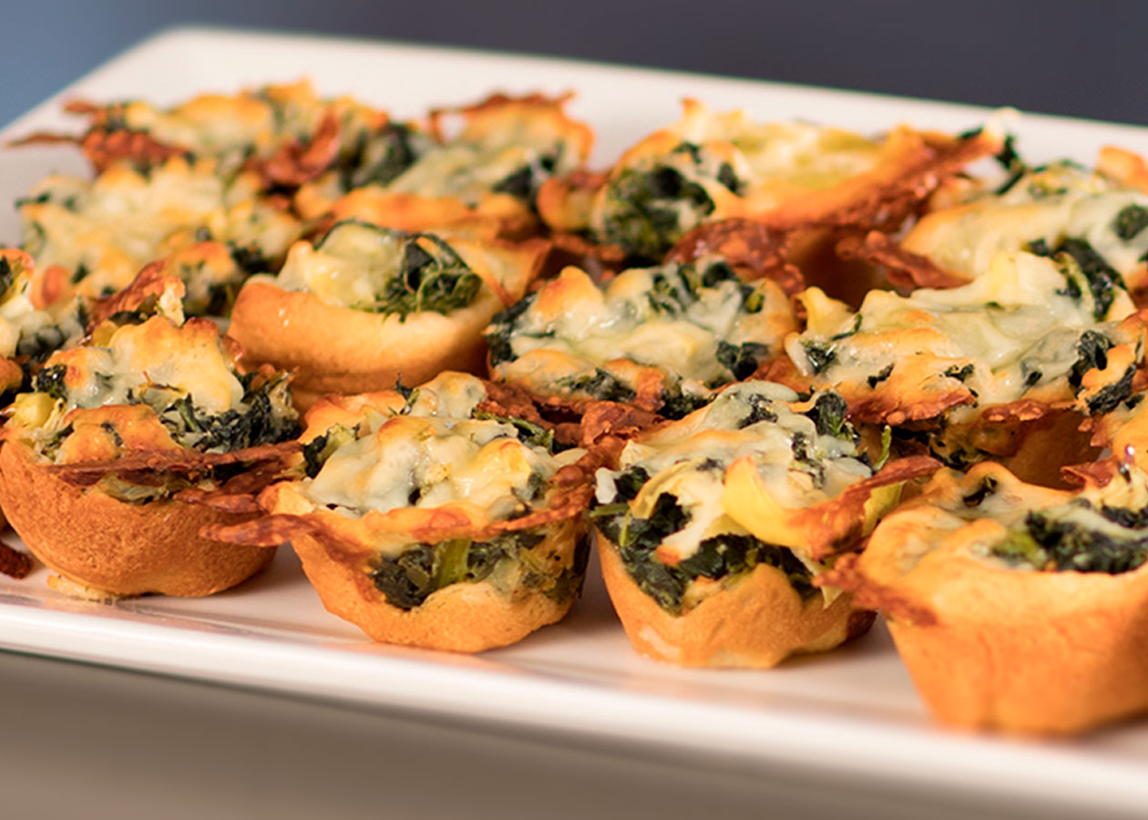 Spinach Artichoke Bites