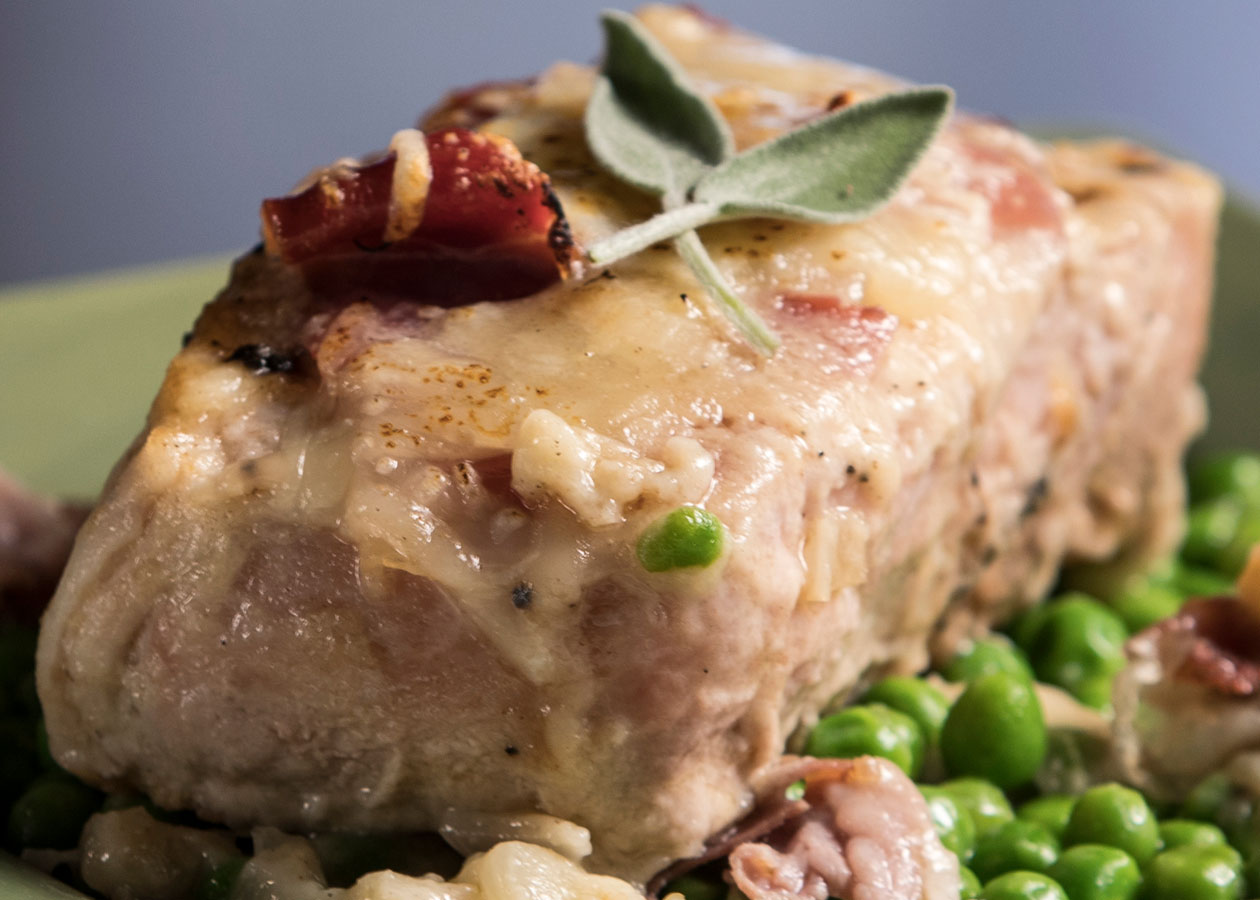 Pork Prosciutto Peas