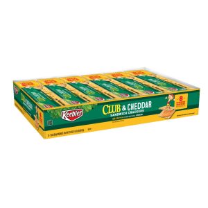 Club & Cheddar Sandwich Crackers | Packaged