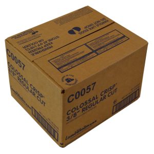 3/8 inch Regular Cut French Fries | Corrugated Box