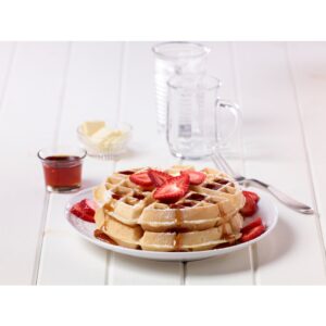 Round Belgian Waffles 5 oz. | Styled