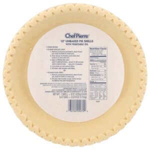 10" Unbaked Pie Shells | Packaged