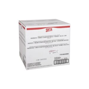 Medium 3-compartment Foam Containers | Corrugated Box