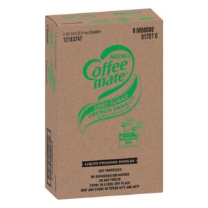 Sugar Free French Vanilla Creamer Cups | Corrugated Box